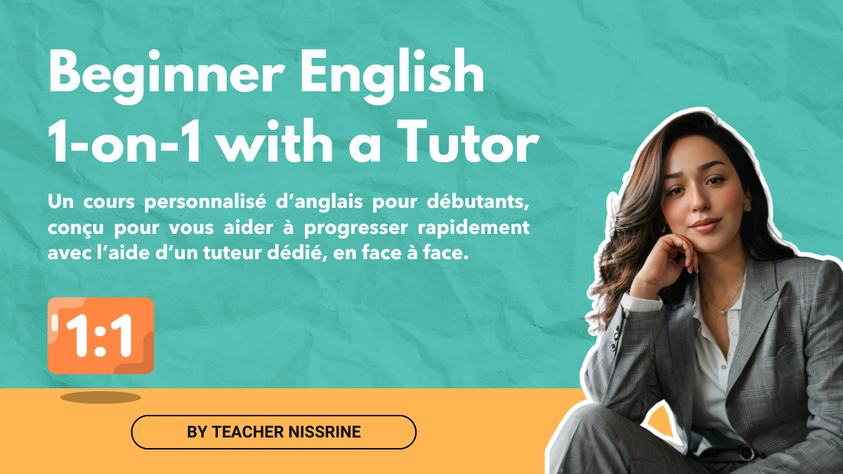 Mastering English: Personalized One-on-One Tutoring
